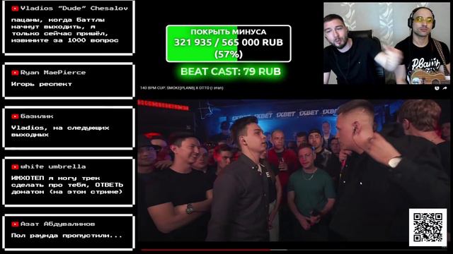 РЕАКЦИЯ ЧЕЙНИ НА 140 BPM CUP: SMOKE[PLANB] X OTTO
