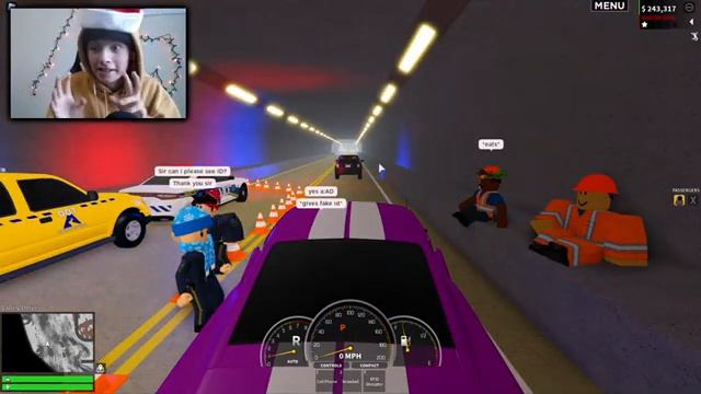 Crossing The Border With A Fake ID And Stolen Car.. Cops Got Mad! (Roblox) смотреть онлайн