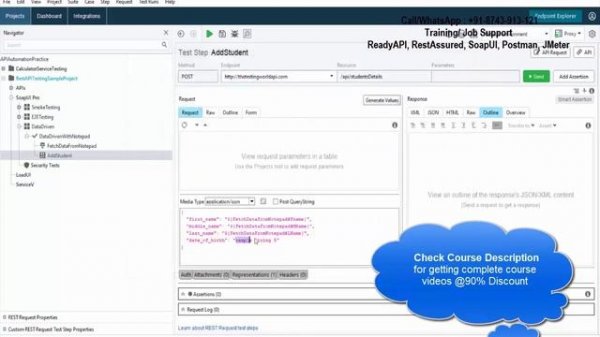 API Testing using ReadyAPI : Data Driven Testing - Part1
