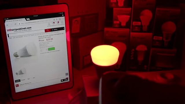 MiLight WiFi Smart LED Bulb -8W RGBWW LED Light Bulb -550 Lumens смотреть онлайн