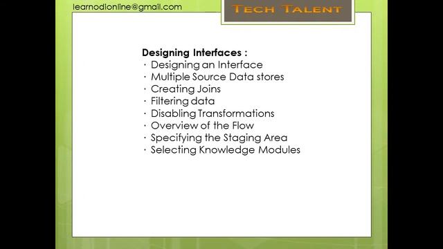Oracle Data Integrator - Online training смотреть онлайн