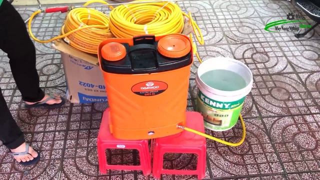 [Test] Bình xịt điện Bơm Đôi Daewoo 20 lít DAES-S5A Với 151 Mét Dây áp lực смотреть онлайн