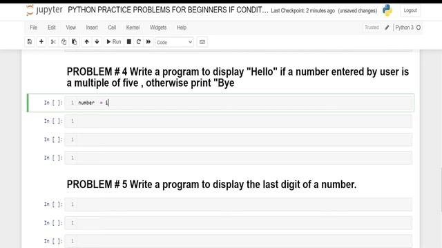 python if Else - python practice questions for beginners смотреть онлайн