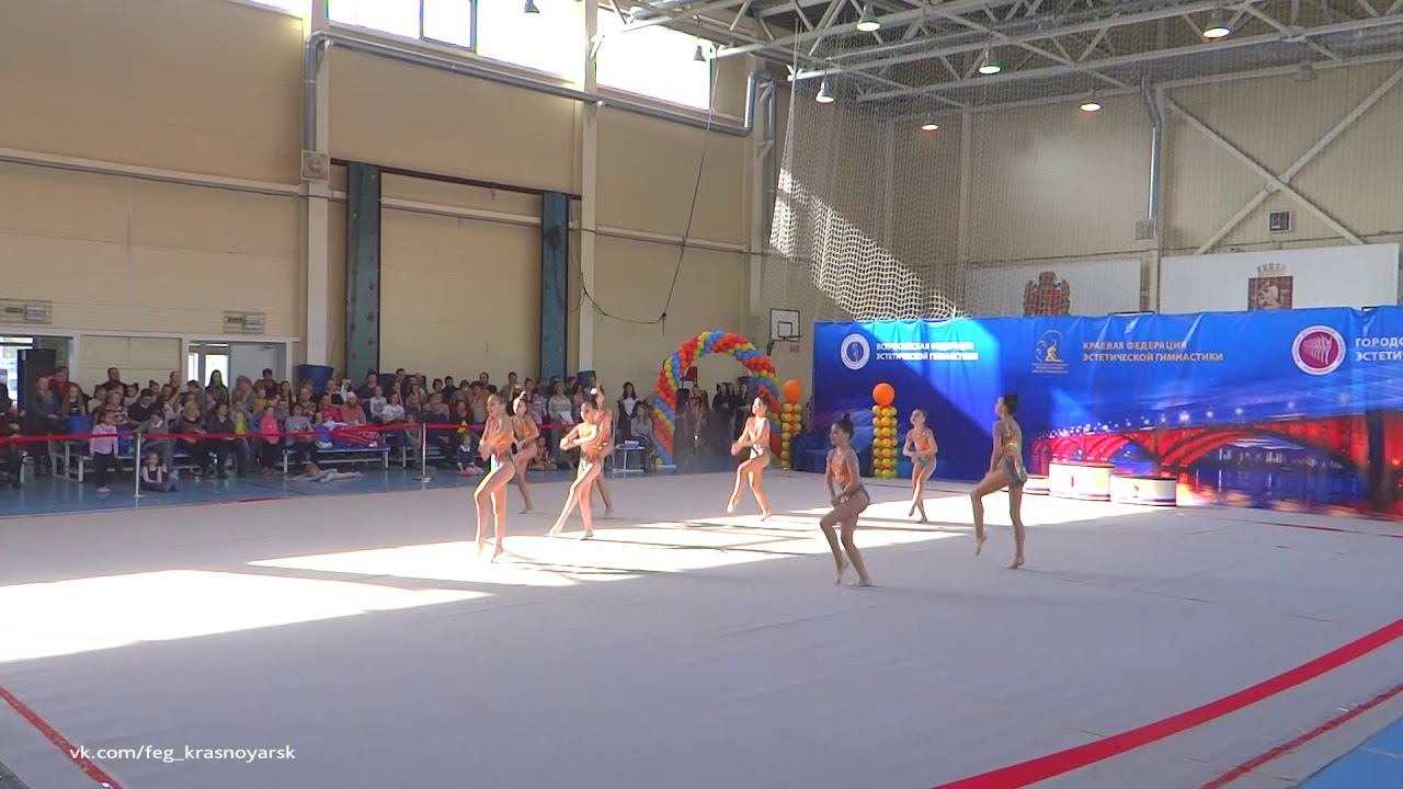 Открытое первенство Красноярского края по эстетической гимнастике. Звездочки 10-12 лет, Красноярск