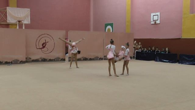 Групповые упражнения (БП) Художественная гимнастика. Чемпионат Черниговской области смотреть онлайн