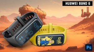 Создаем циферблат для часов Huawei Band в стиле игры Fallout в фотошопе | Vaultboy