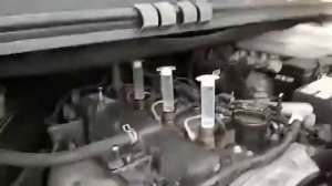 Проверка форсунок на слив в обратку D4CB.