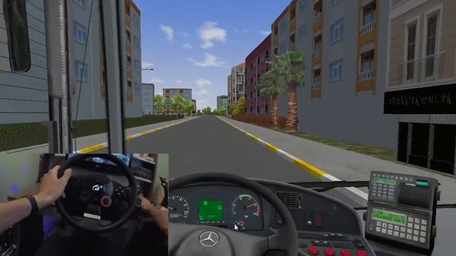 POV: OMSI 2 - Logitech DFGT Gameplay - Belen V6.2 - Line 335 - Mercedes-Benz Conecto G