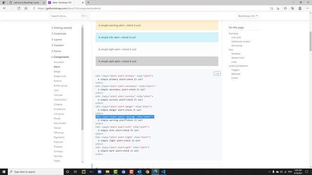 Learn Bootstrap In Arabic #13 Bootstrap Alerts смотреть онлайн