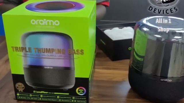 Unboxing the Oraimo Soundflow Triple Thumping Bass Speaker with Color Lightings.... смотреть онлайн