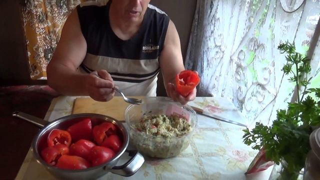 Как приготовить фаршированный перец или кабачки - Лучший рецепт быстрого приготовления смотреть онлайн