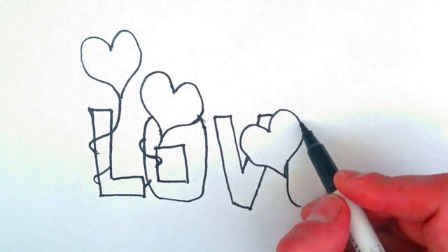 How to Draw Love | Cute Drawings Step by step смотреть онлайн