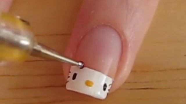 Cute Hello Kitty Nail Art смотреть онлайн