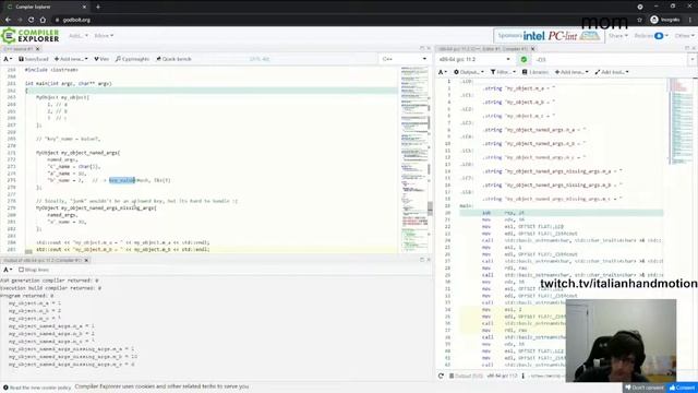 One weird compile-time trick: named arguments (C++ Stream) смотреть онлайн