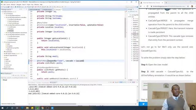 Part 26 - CascadeType in Hibernate смотреть онлайн