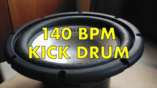 140 BPM Kick Drum Metronome, 140BPM Bass Drum Thump, 4 on the Floor Kick, 140 Beats Per Minute Bomb смотреть онлайн