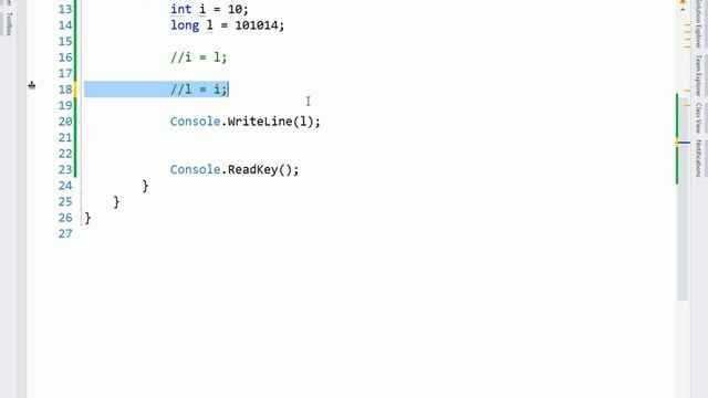 02. Data type Conversion: explicit and implicit casting in C#-07.09.2016 смотреть онлайн
