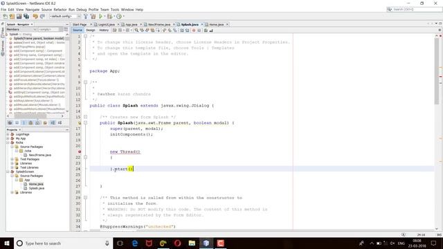 splash screen in java swing смотреть онлайн