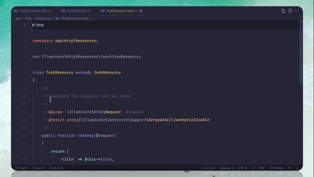 Laravel Test Driven API - using resource for api смотреть онлайн