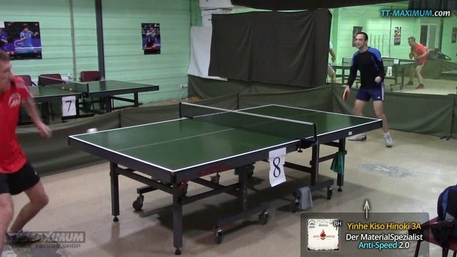 fh test DER MATERIALSPEZIALIST Anti-Speed 2.0 mm antispin on YINHE Kiso Hinoki 3A and 980 blades смотреть онлайн