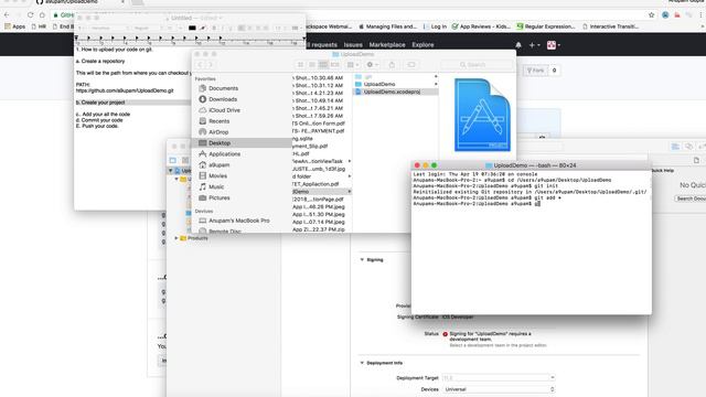 How To upload xcode project on git смотреть онлайн