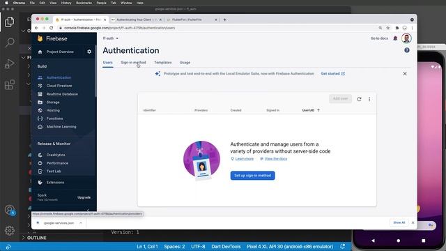 Flutter Firebase Auth Setup for Android смотреть онлайн
