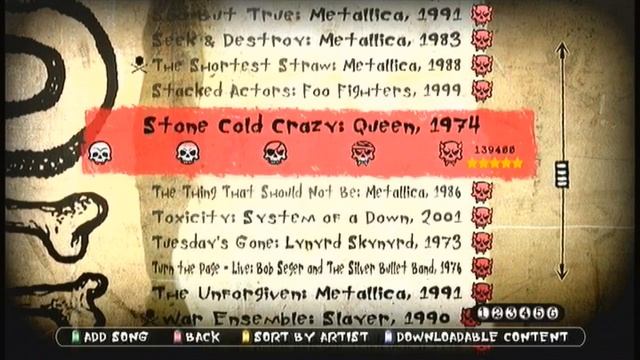 Guitar Hero: Metallica + All DLC FGFC Set List Scroll смотреть онлайн