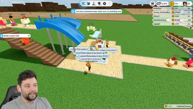 BEST MONEY MAKER SETUP in Roblox Water Park World смотреть онлайн