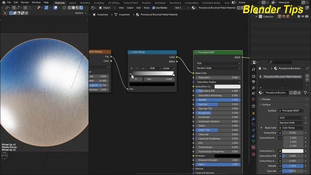 Blender Tutorial | Procedural Brushed Metal Material смотреть онлайн