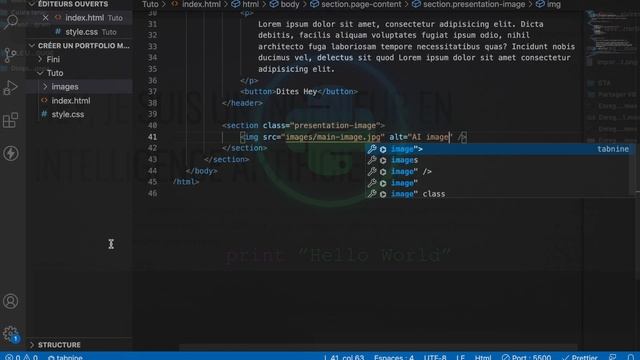 Comment créer un Portfolio Moderne en HTML & CSS de A à Z et le mettre en Ligne Facilement ? смотреть онлайн