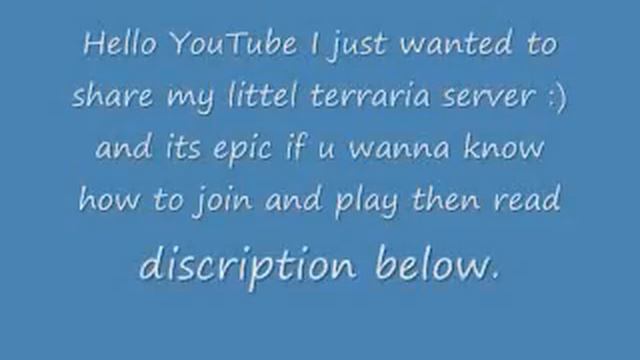 My Own Terraria Server! смотреть онлайн
