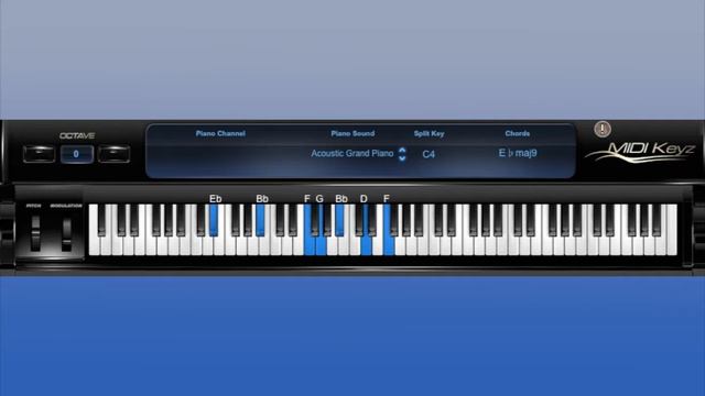 Chords Progression Fmin To CMaj7