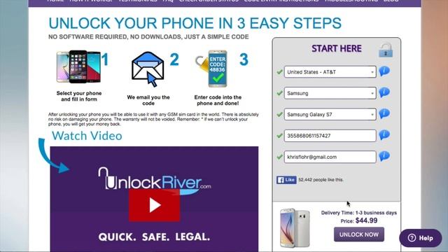 Unlock Samsung Galaxy S7 - AT&T or any gsm carrier! смотреть онлайн