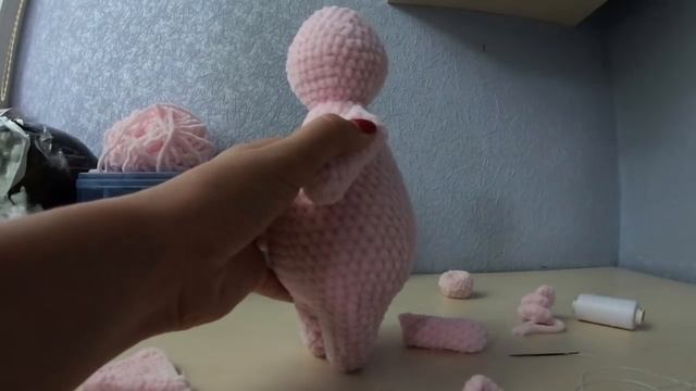 Вязаная свинка крючком. Символ 2019 года. Вязаная свинка крючком урок второй. смотреть онлайн