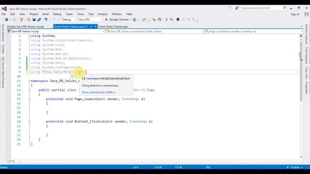 insert radio button values into database c#4.6 mysql phpmyadmin смотреть онлайн