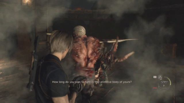 Mutated Krauser Boss Fight | Resident Evil 4 2023