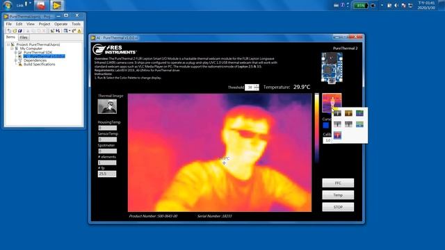 AI-PureThermal APP & SDK for LabVIEW смотреть онлайн