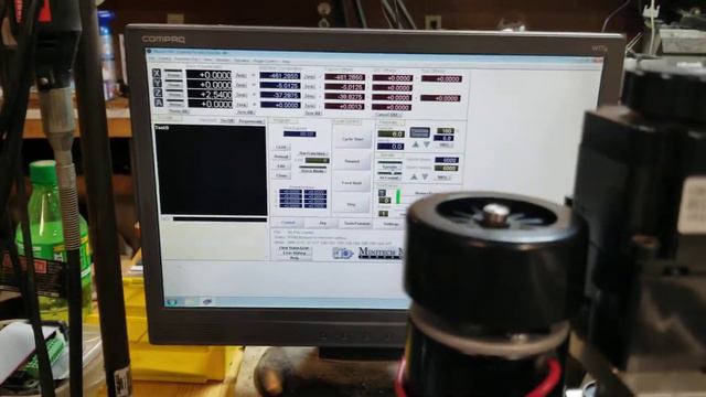 500 watt China spindle setup in mach 3. quick overview смотреть онлайн