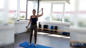 Упражнения с палкой для спины.