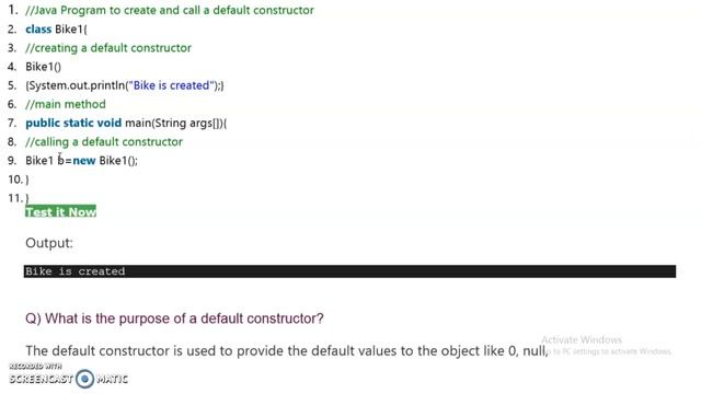 JAVA | Constructor | module 2 смотреть онлайн