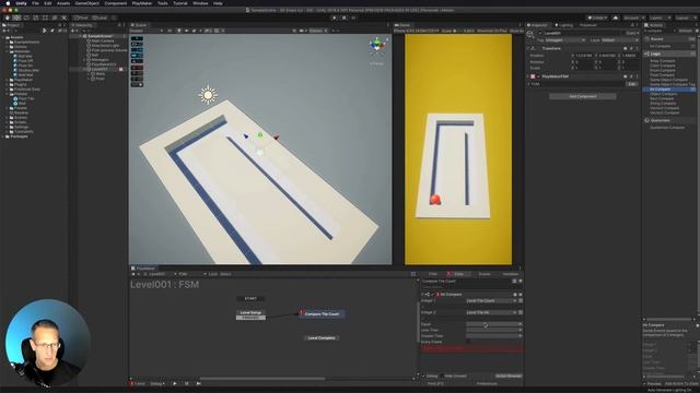 Remake Roller Splat with Unity 3D and Playmaker - Setting up to Detect if a Level is Complete смотреть онлайн