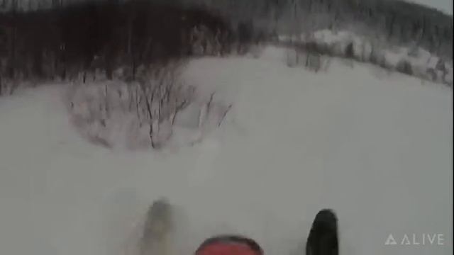 Polaris dragon 700 . Покатушки в Мурманске смотреть онлайн