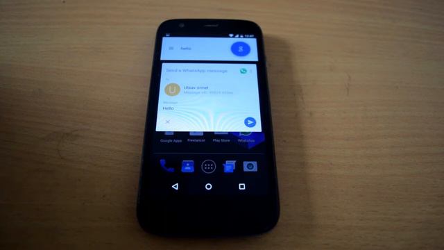 Send Whatsapp message to a contact with Google Now voice commands смотреть онлайн
