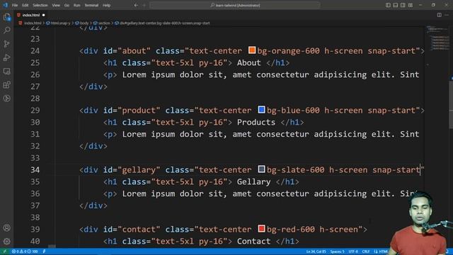 scroll snap type in tailwind css or how to work tailwind scroll snap align or scroll margin смотреть онлайн