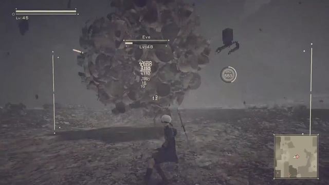 NieR Automata | Eve fight 9S side part 1 смотреть онлайн