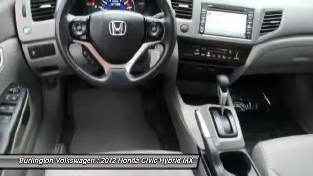 2012 Honda Civic Hybrid MX Burlington NJ 08016 смотреть онлайн
