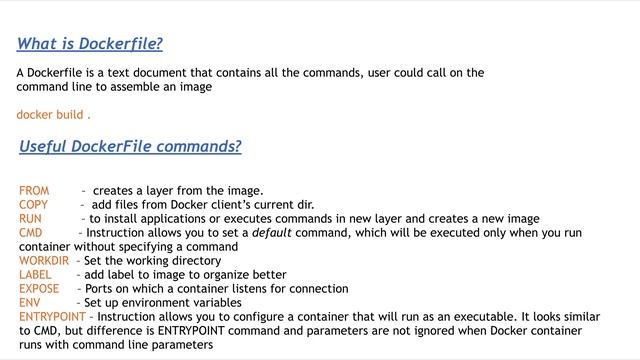 Docker - What is dockerfile and how to build image using it? смотреть онлайн