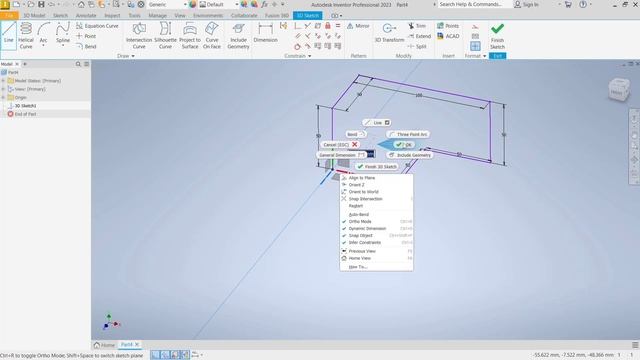Inventor How To 3d Sketch смотреть онлайн