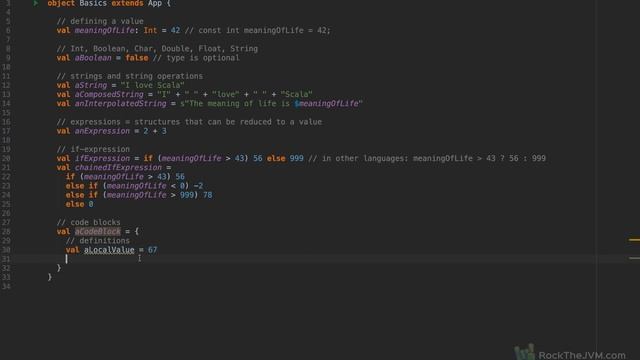 Scala Tutorial - Scala at Light Speed, Part 2: Basics смотреть онлайн
