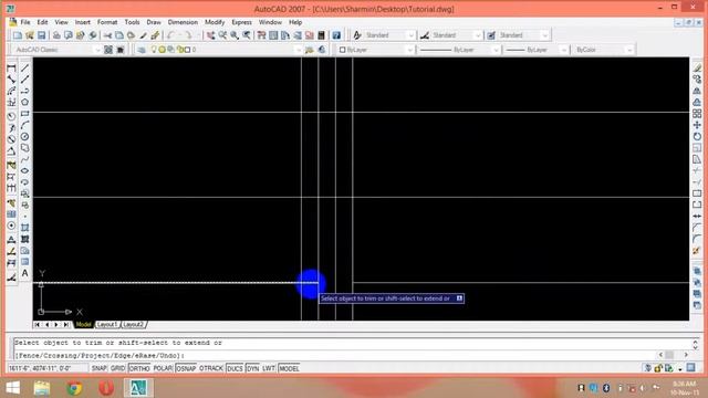 AutoCad 2007 Essential Training_4-Dimension & Modify Toolbar смотреть онлайн